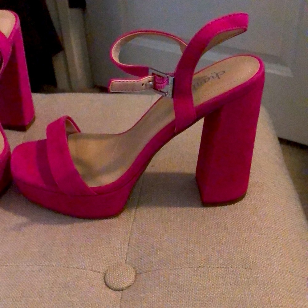 Hot pink Charles by Charles David heels size 6